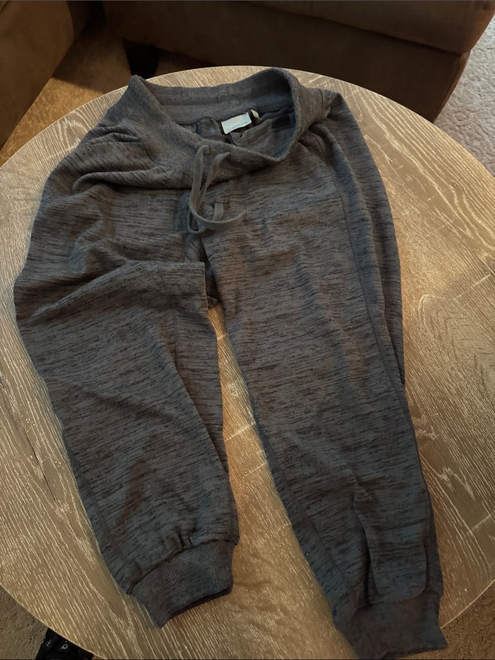 Athleta Charcoal Gray Knit Jogger Pants